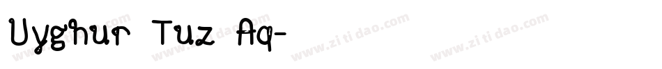 Uyghur Tuz Aq字体转换